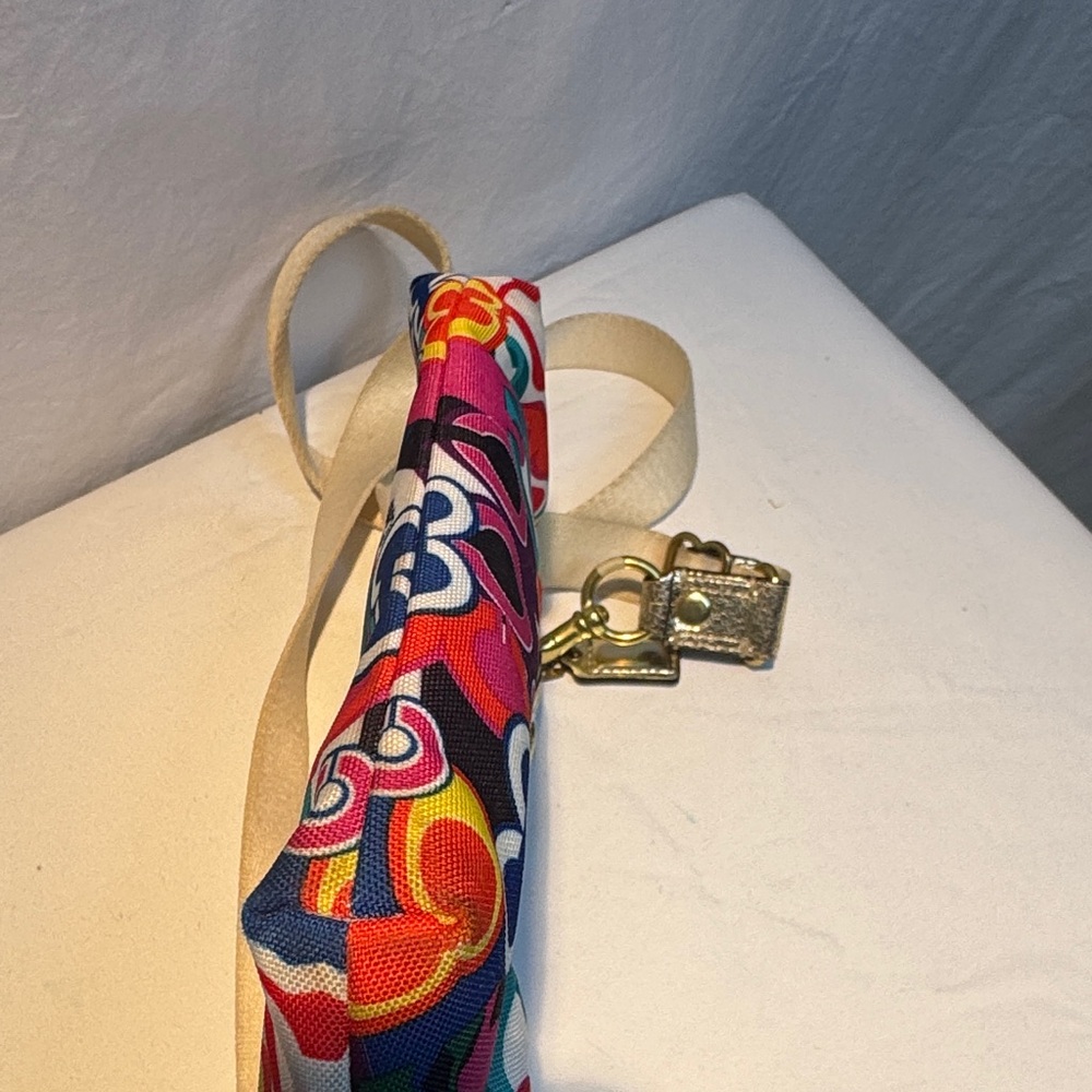 Coach Multicolor Crossbody Bag with Silver Details - Picture 8 of 14